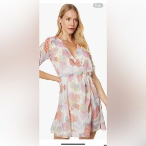 Ted Baker Juleah Ruched Sleeve Detail Mini Dress Size 2
